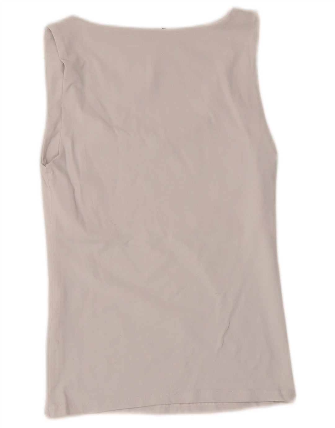 Zara Damen Weste Top UK 8 Small Weiß Polyamid