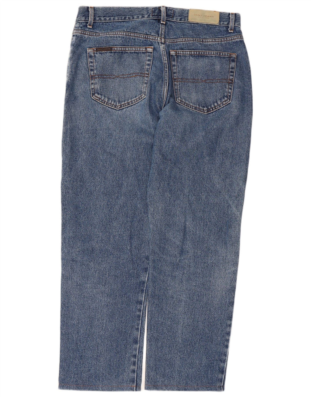 Gant Herren Regular Straight Jeans W34 L27 Blaue Baumwolle