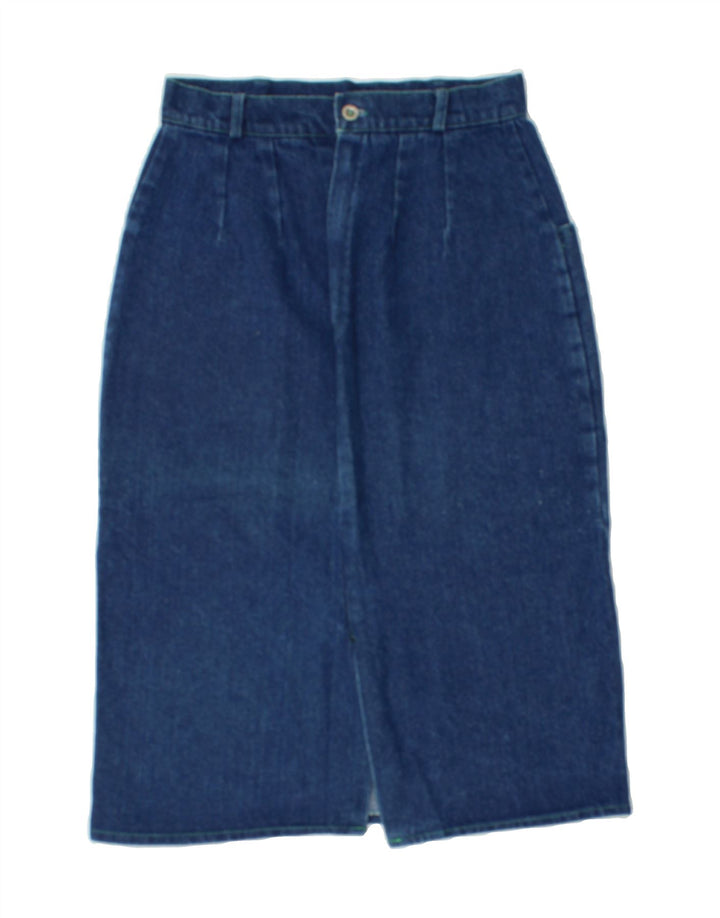 VINTAGE Womens Denim Skirt W26 Small Blue Vintage Vintage and Second-Hand Vintage from Messina Hembry 