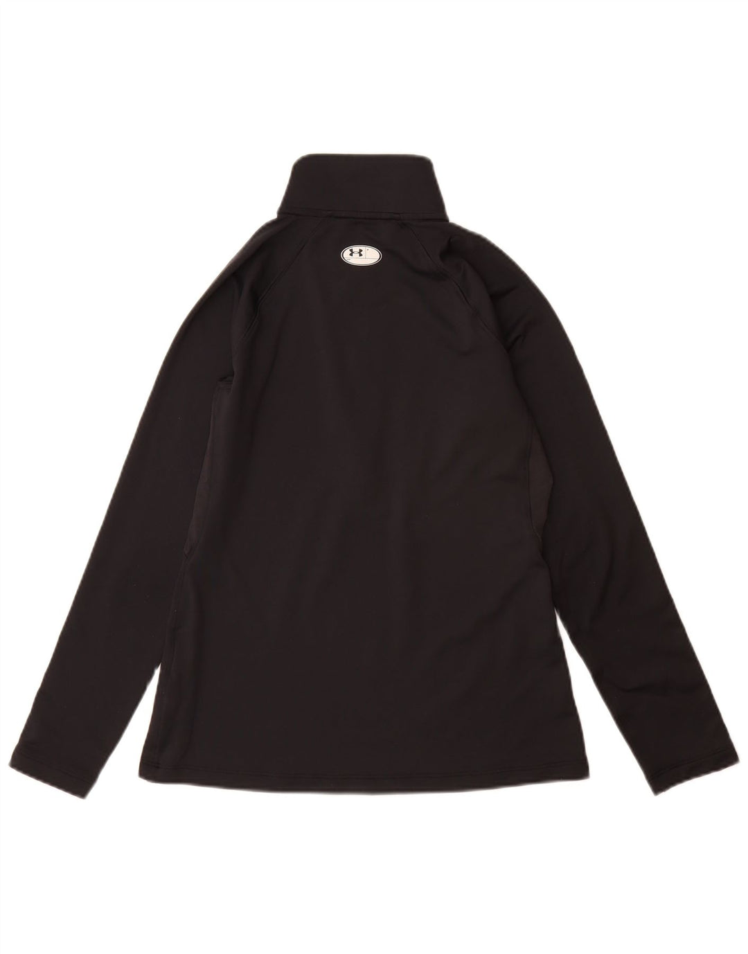 Under Armour Damen Cold Gear Pullover Trainingsanzug Top UK 10 Small Schwarz