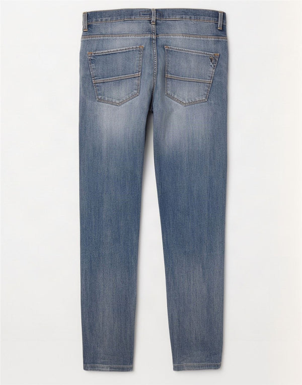 Trussardi Herren Slim Jeans W32 L30 Blaue Baumwolle