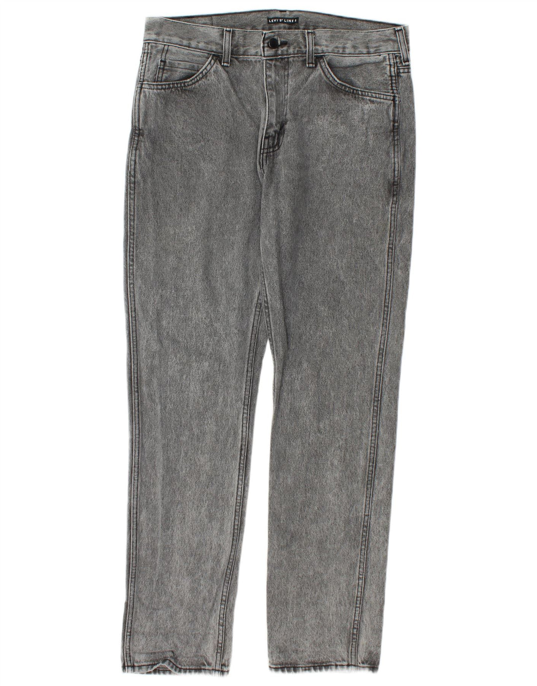 Levi's Herren Slim Jeans W33 L32 Graue Baumwolle