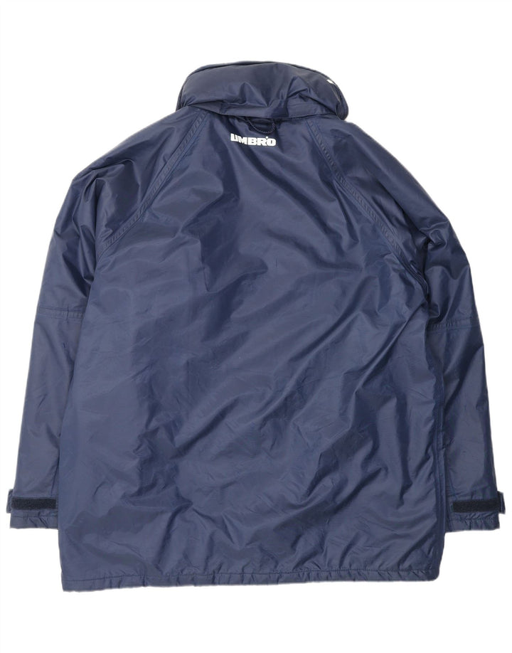 UMBRO Herren-Windbreaker-Jacke, UK 38, mittelblau, Polyamid