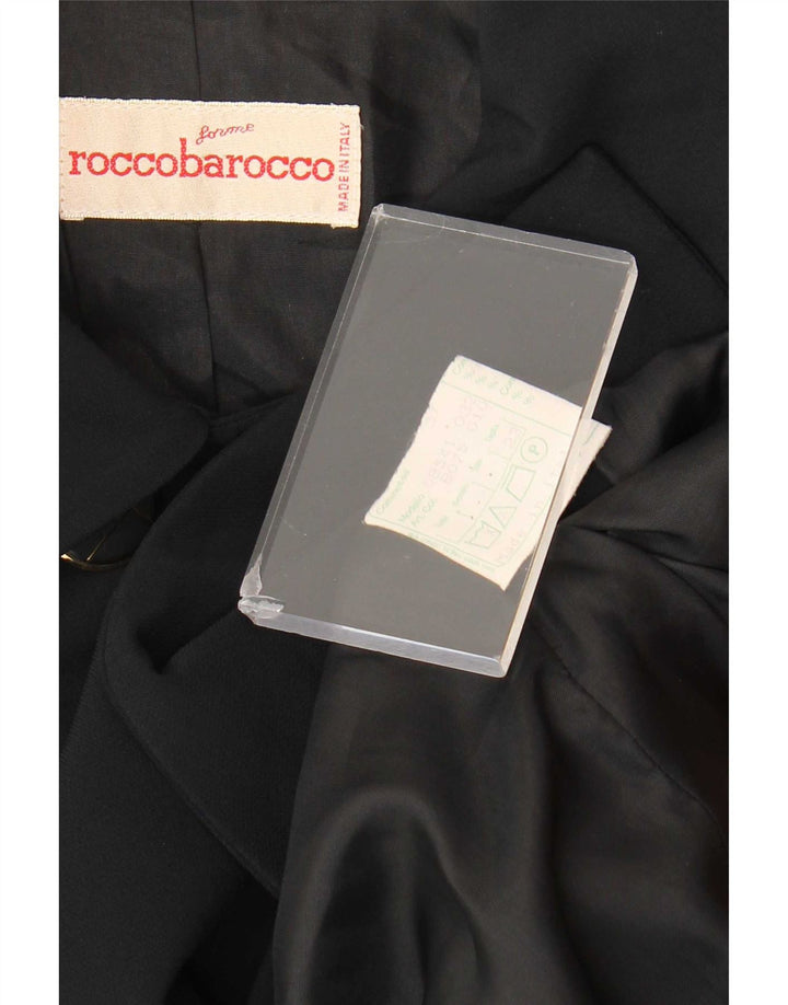 Roccobarocco Damen Zweireihige Blazerjacke UK 18 XL Marineblau