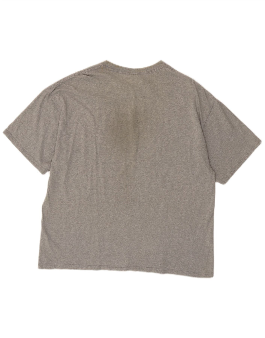 CHAMPION Herren-T-Shirt-Oberteil, groß, grau gesprenkelte Baumwolle