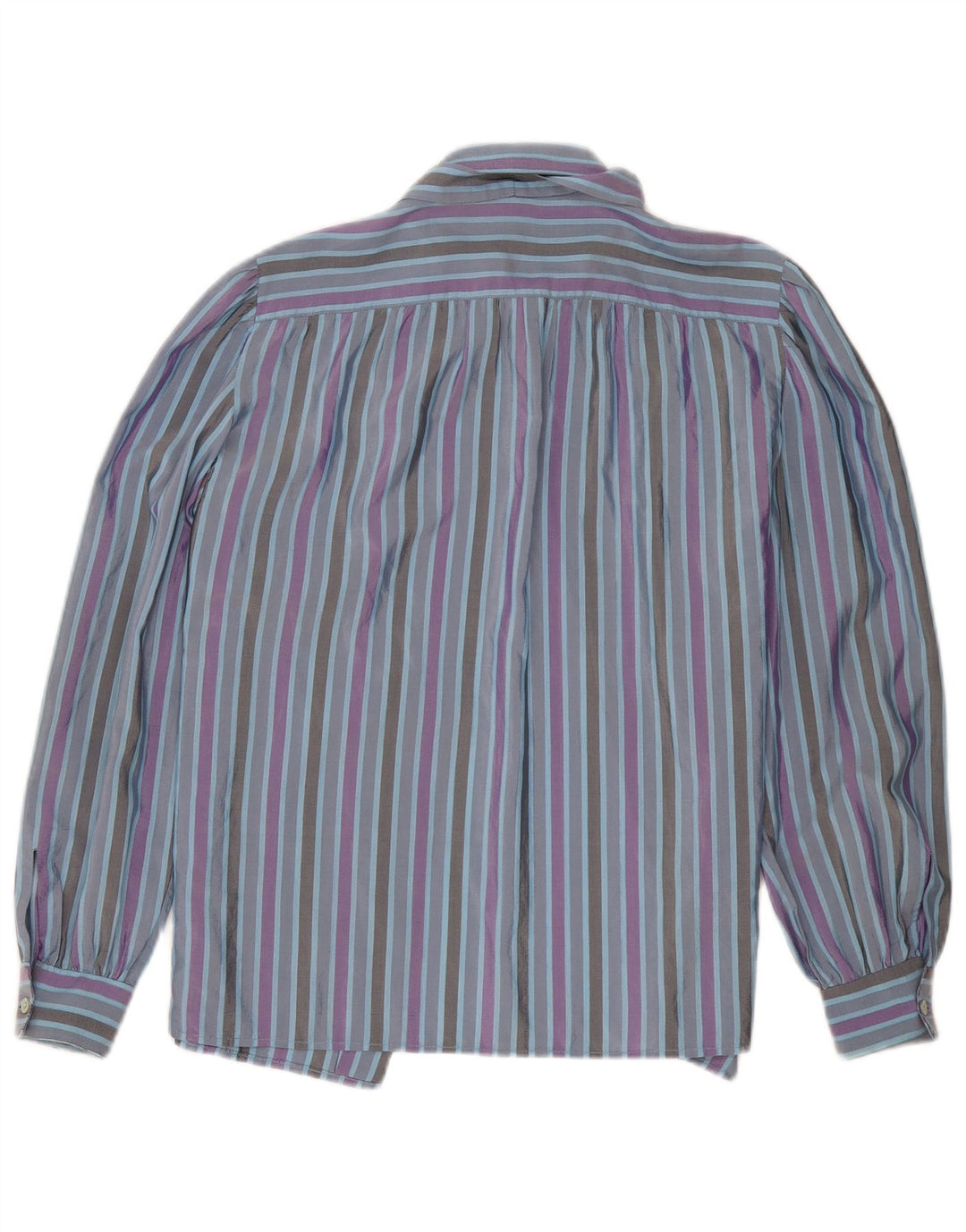 Vintage Damen Shirt UK 16 Groß Mehrfarbig gestreift