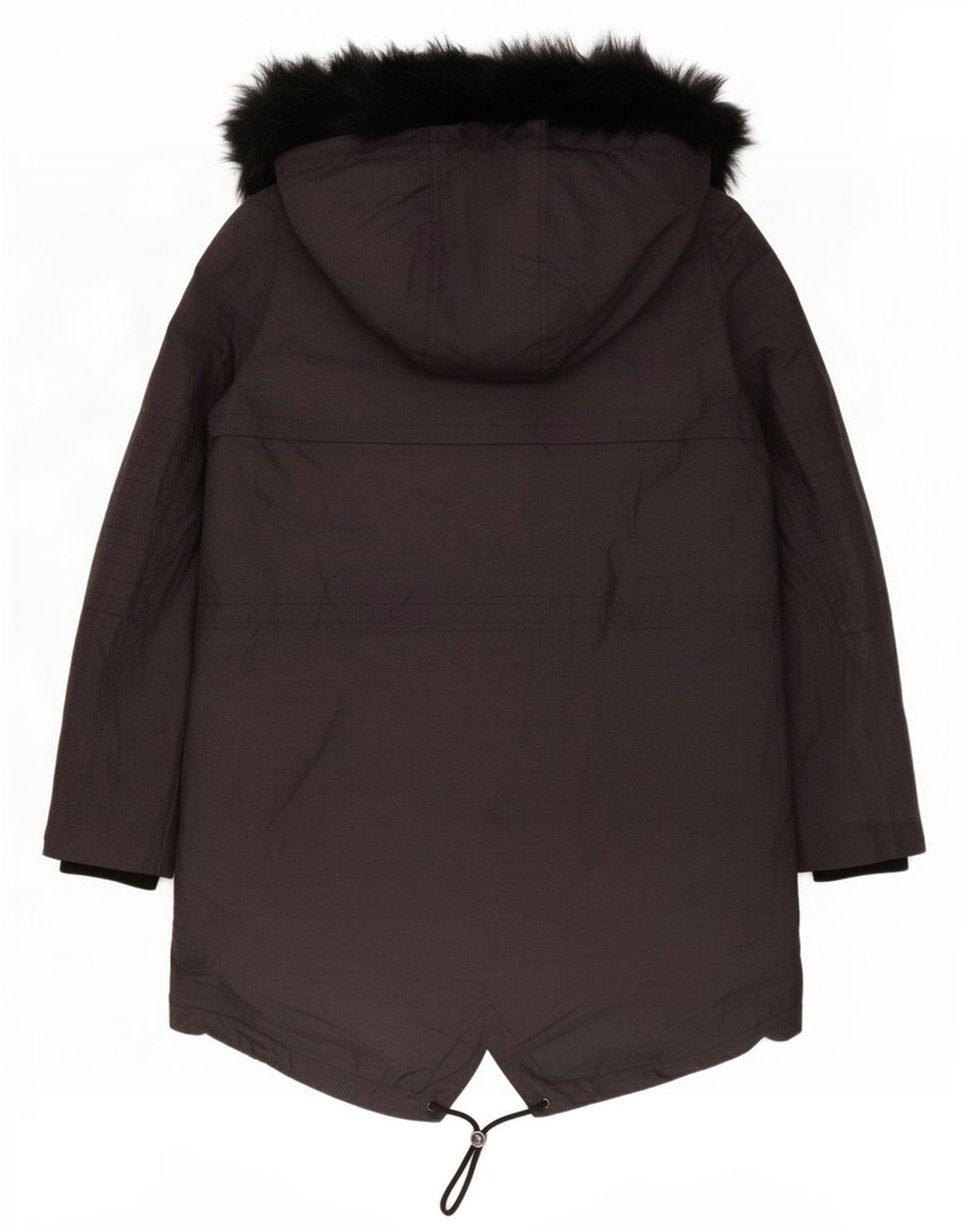 Marks & Spencer Damen-Parka mit Kapuze, UK 12, mittelblau, Polyamid