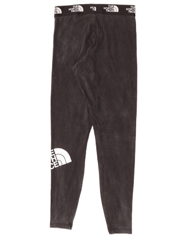 The North Face Womens Graphic Leggings UK 10 Small Schwarz Baumwolle