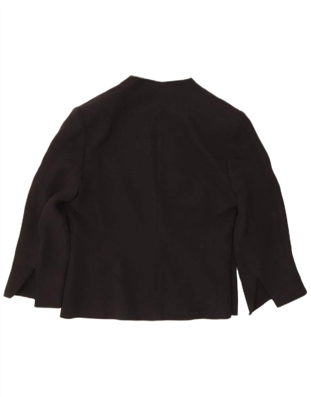 Luisa Spagnoli Damen Strickjacke Top IT 48 XL Schwarze Seide