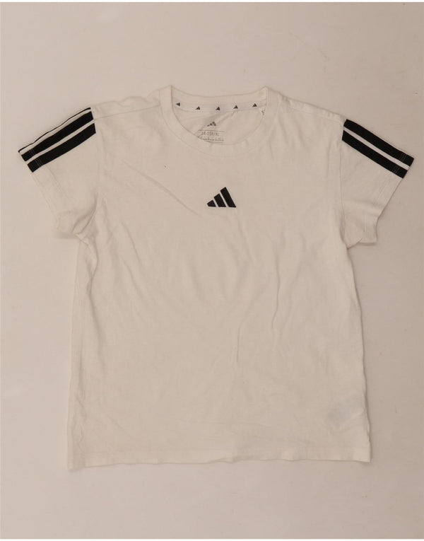 Adidas T-Shirt für Jungen, 14–15 Jahre, XL, weiße Baumwolle