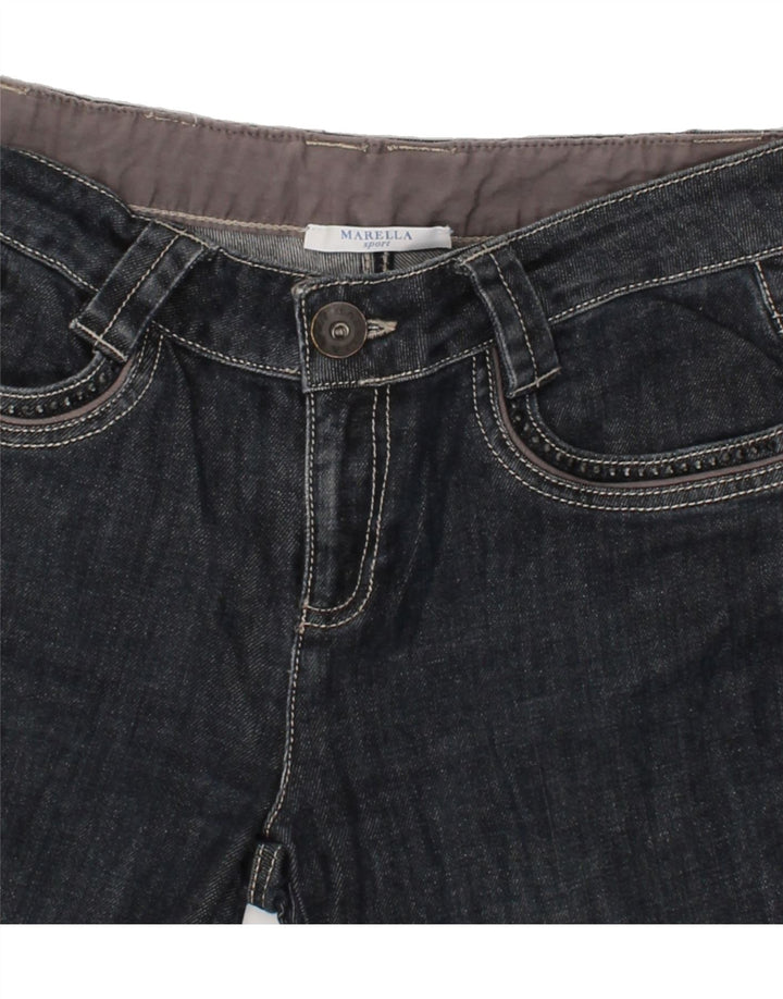 MARELLA Womens Slim Jeans W32 L29 Blue Vintage Marella and Second-Hand Marella from Messina Hembry 