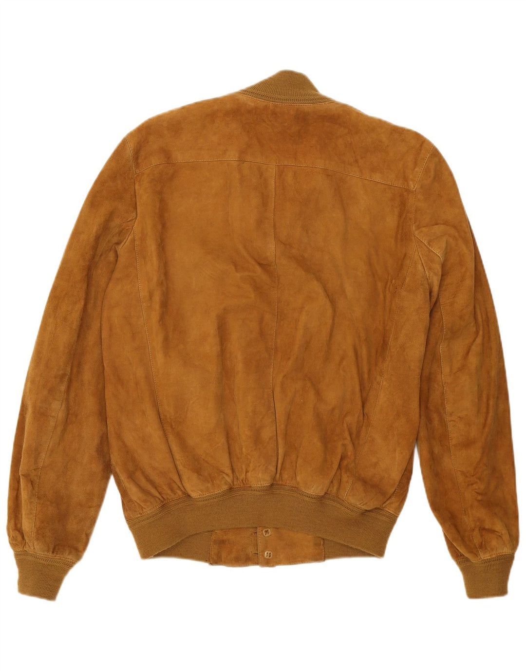 Vintage Herren Wildleder Bomberjacke IT 50 Medium Beige Leder