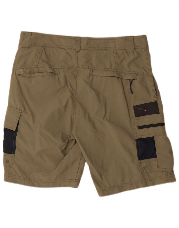 Quiksilver Herren-Cargo-Badeshorts, Mittel-Khaki, Polyester