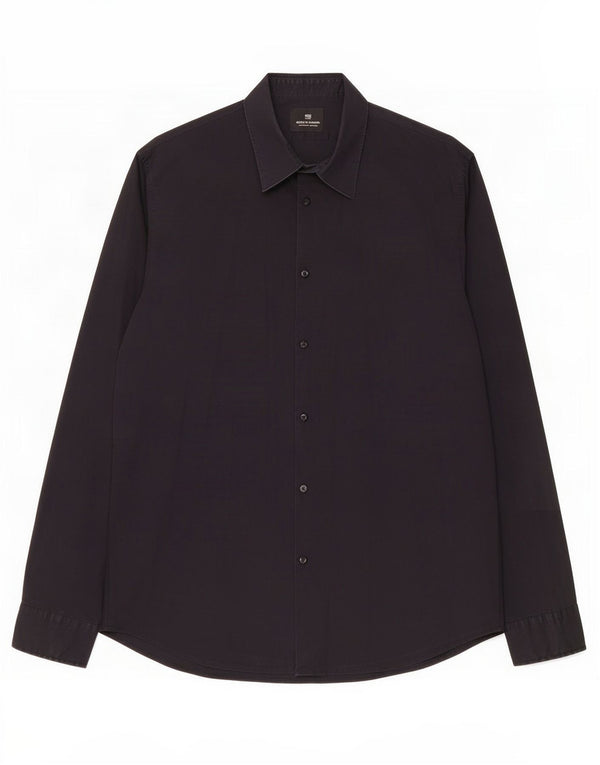 Scotch & Soda Herrenhemd XL Marineblau aus Baumwolle