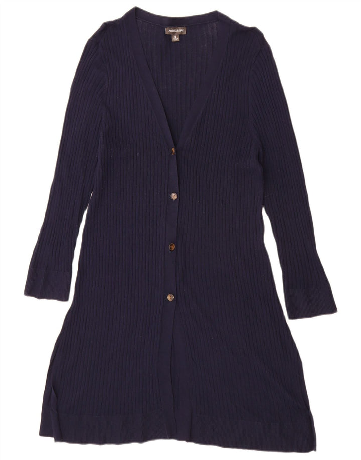 Marks & Spencer Damen-Strickjacke „Autograph“, Gr. 10, Marineblau