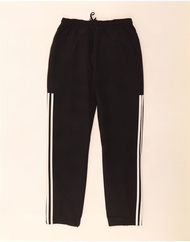 Adidas Herren-Trainingshose, groß, aus schwarzem Polyester