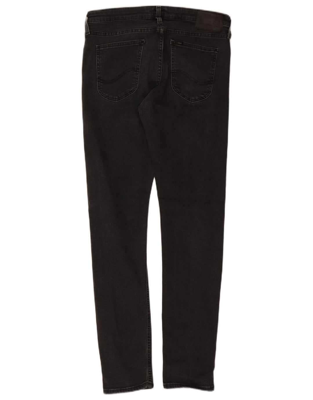 Lee Damen Malone Skinny Jeans W33 L32 Schwarze Baumwolle