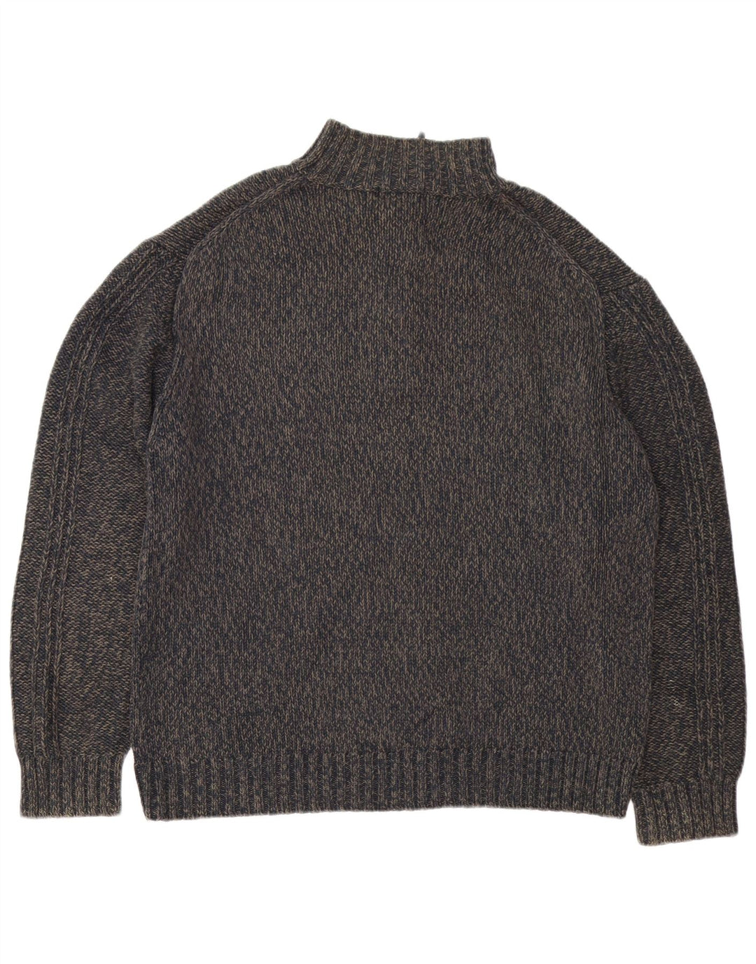 Marks & Spencer Herren Blauer Harbour-Pullover mit Reißverschluss am Hals, XL, Marineblau