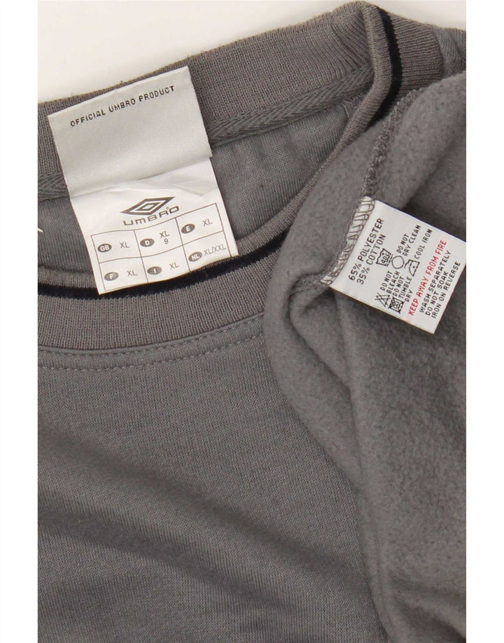Umbro Herren Sweatshirt Pullover XL Grau Polyester