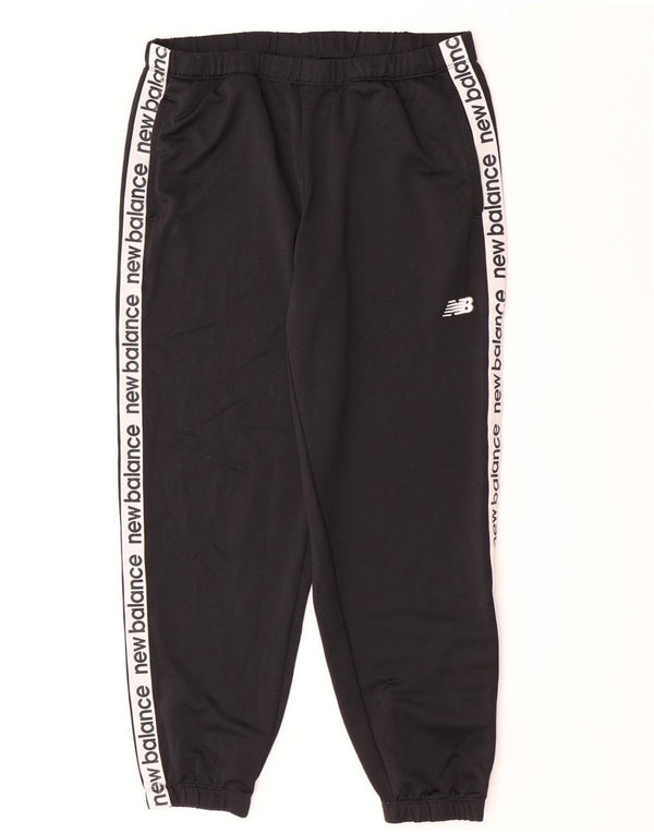 New Balance Damen-Trainingshose mit Grafik, Jogginghose, UK 12, Mittelschwarz