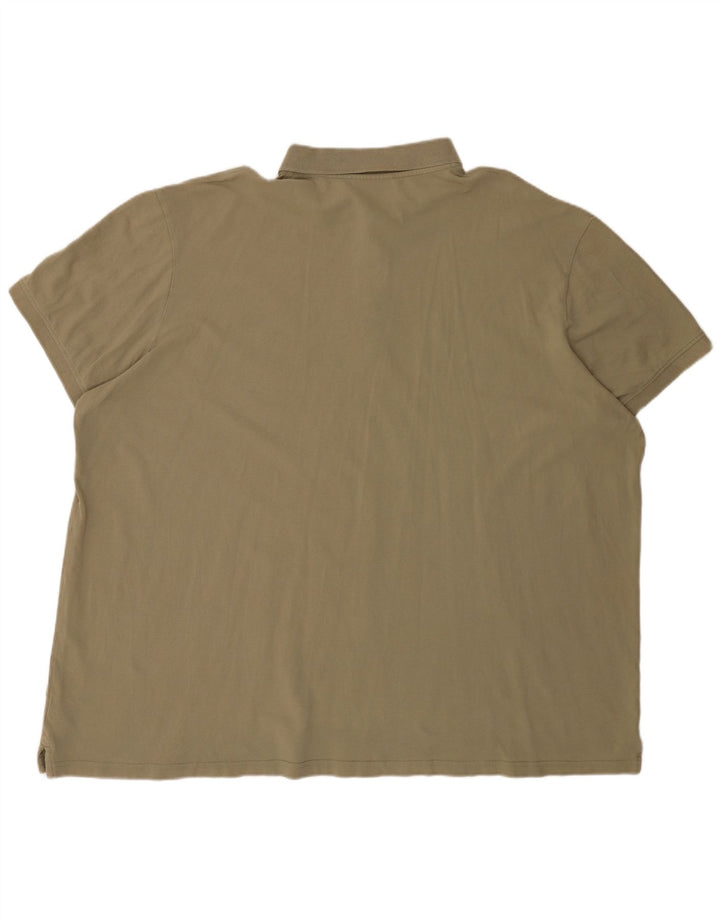 Kappa Herren Poloshirt 6XL Khaki Baumwolle