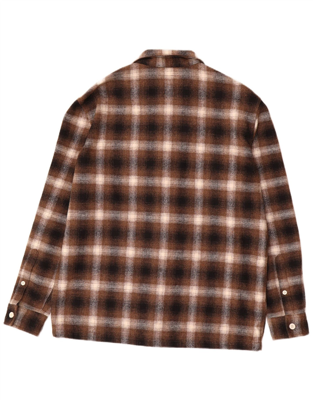 Jack Wills Herren Overshirt Flanellhemd Mittelbraun kariert