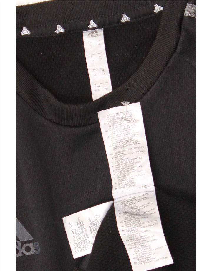 Adidas Herren Grafik-Sweatshirt-Pullover Mittelschwarzes Polyester