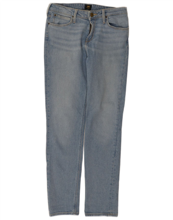 Lee Damen Elly Slim Jeans W27 L31 Blaue Baumwolle