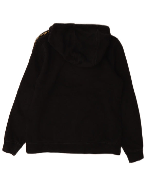 Nike Jungen-Pullover mit grafischem Kapuzenpullover, 10–11 Jahre, mittlere schwarze Baumwolle