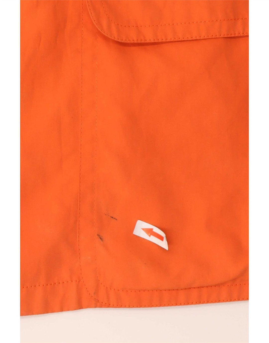 Iceberg Womens Graphic Oversized Overcoat IT 42 Mittelorange Baumwolle
