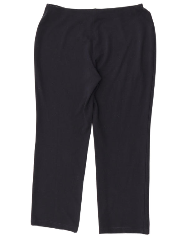 Marks & Spencer Damen Freizeithose UK 14 Large W34 L27 Marineblau