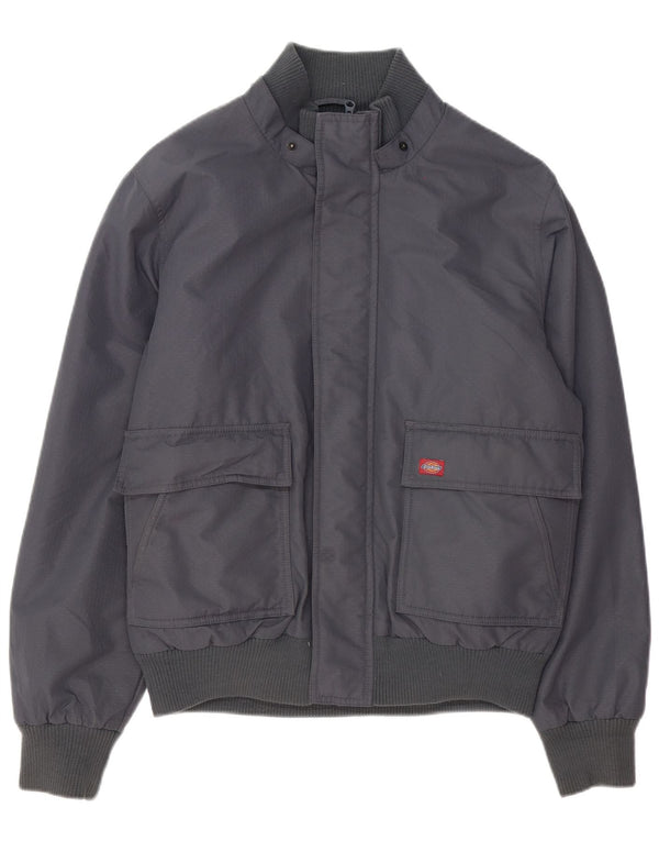 Dickies Herren Bomberjacke UK 40 Large Grau Polyamid