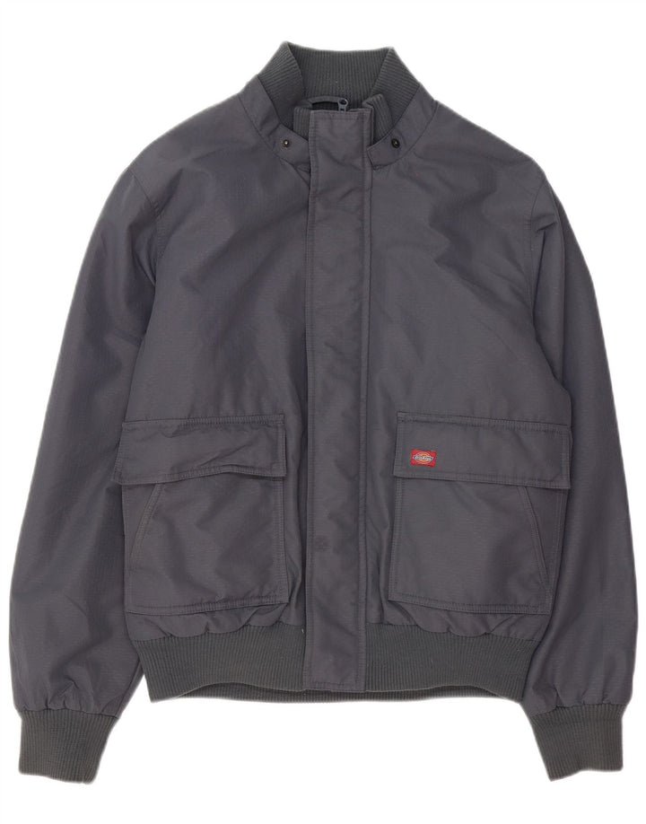 Dickies Herren Bomberjacke UK 40 Large Grau Polyamid