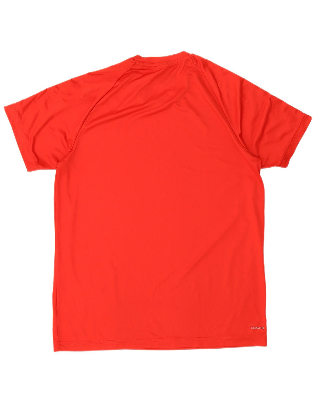 Adidas Herren Climalite T-Shirt Top Large Rot Polyester