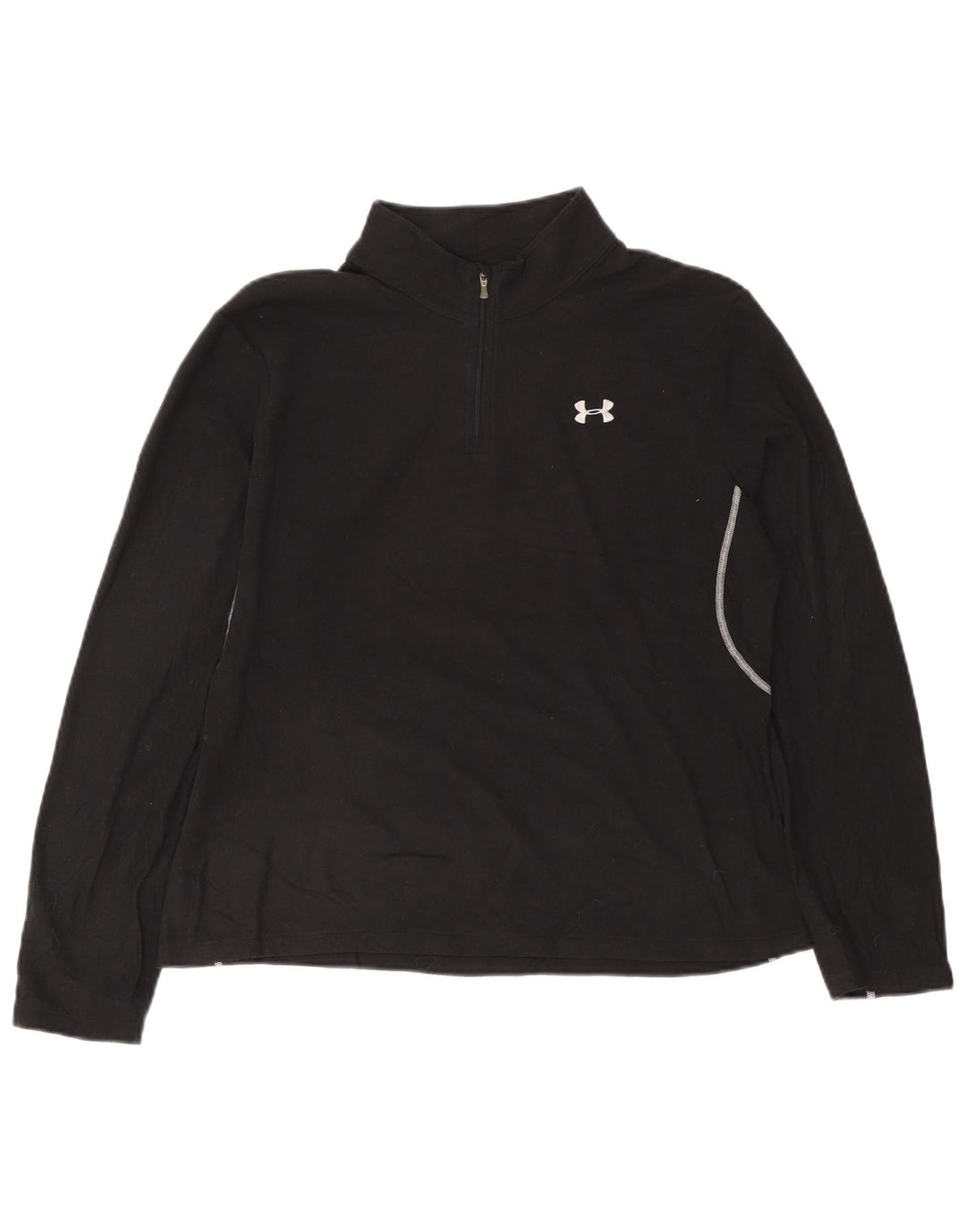 UNDER ARMOUR Damen-Pullover-Trainingsoberteil mit Reißverschluss, UK 18, XL, Marineblau