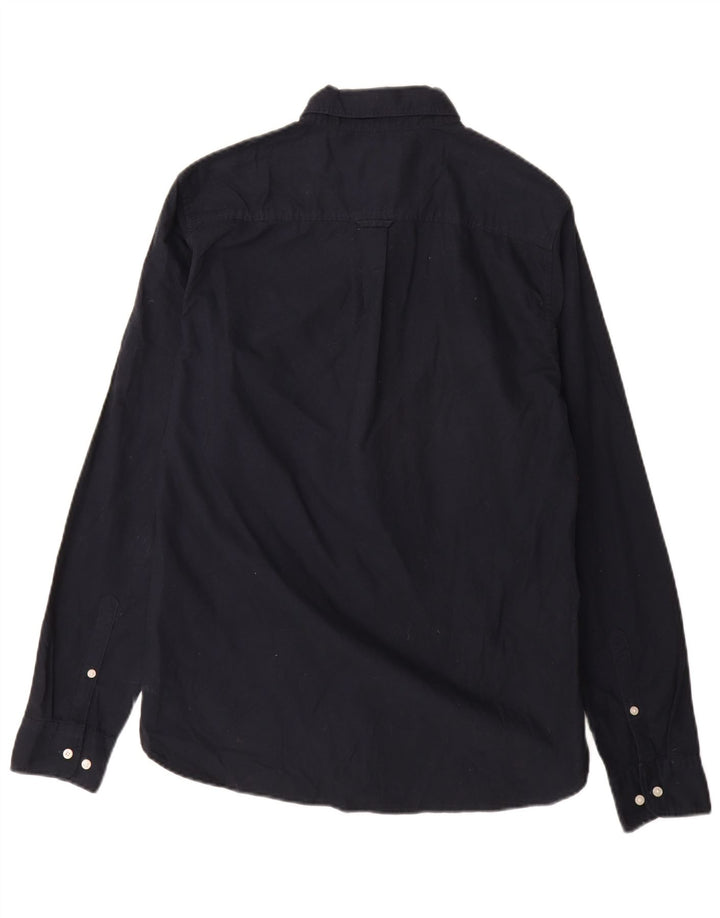 SUPERDRY Herren-Hemd, Größe S, Marineblau, Baumwolle