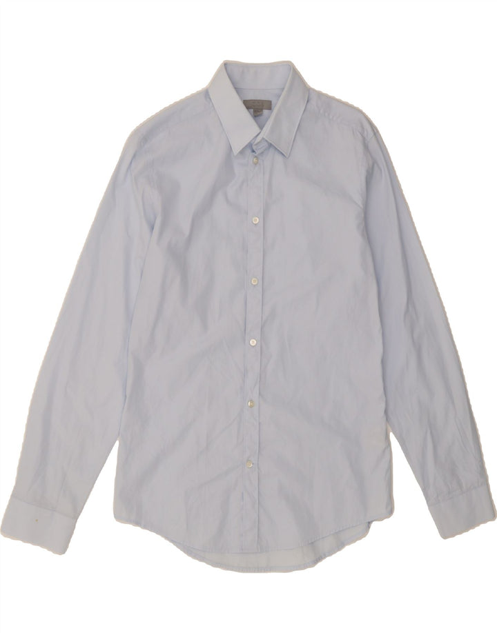 COS Mens Shirt Size 38 Medium Blue Cotton Vintage Cos and Second-Hand Cos from Messina Hembry 
