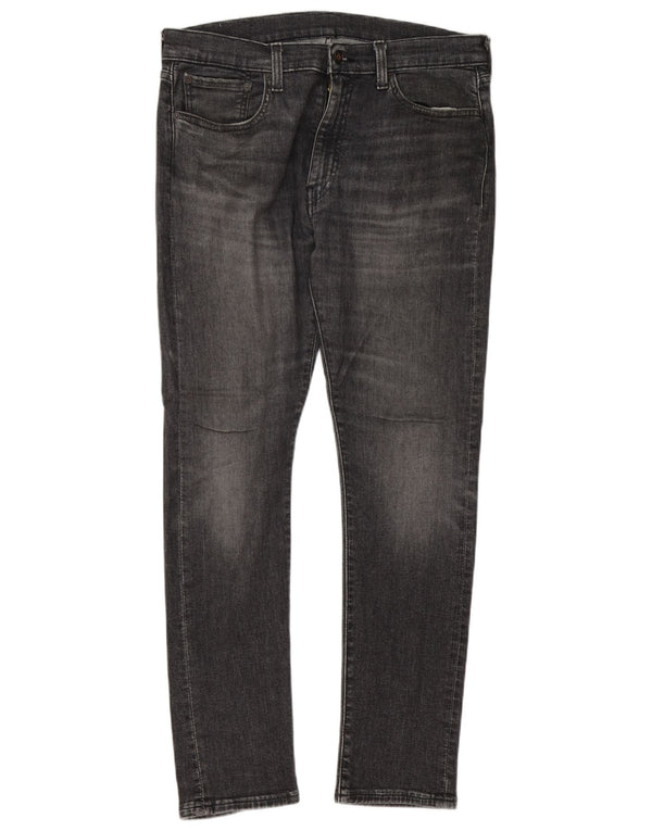 Levi's Herren Slim Jeans W36 L32 Graue Baumwolle