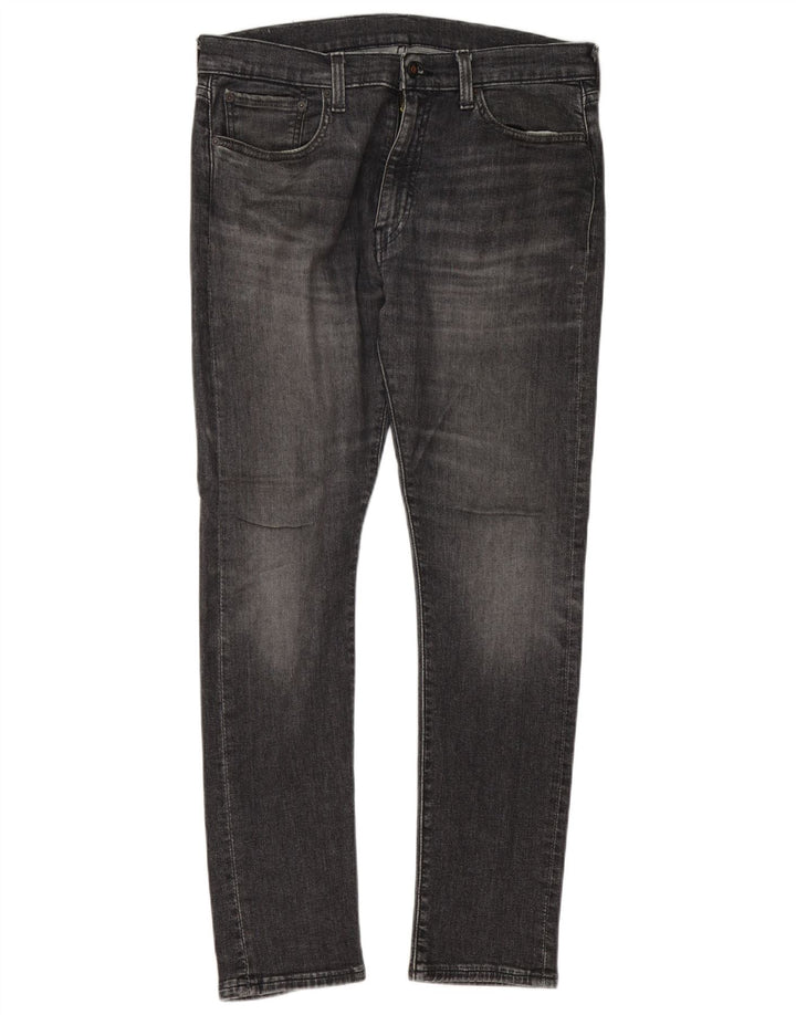Levi's Herren Slim Jeans W36 L32 Graue Baumwolle