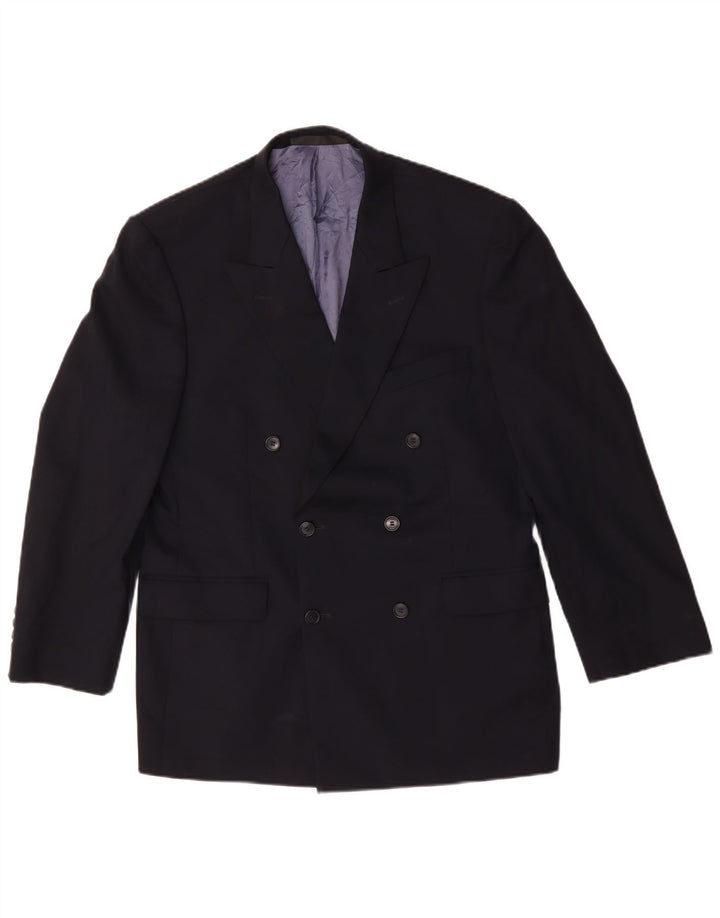 Marks & Spencer Herren-Blazer, zweireihig, Gr. 40, Mittelmarineblau