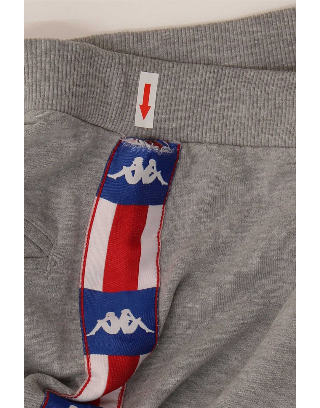 Kappa Herren Graphic Sport Shorts Mittelgraue Colourblock-Baumwolle