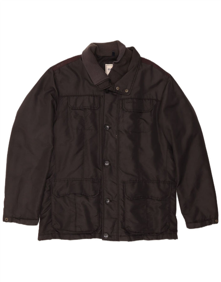 Geox Herren Respira Wattierte Jacke UK 44 2XL Schwarz Polyamid