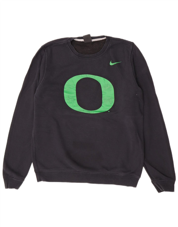 Nike Herren-Sweatshirt mit Grafik, Größe S, Schwarz, Baumwolle