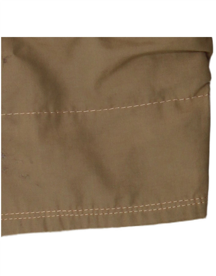Vintage Herren Mantel IT 50 Große Khaki Baumwolle
