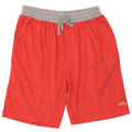 Weird Fish Herren-Sportshorts, groß, rote Colourblock-Baumwolle