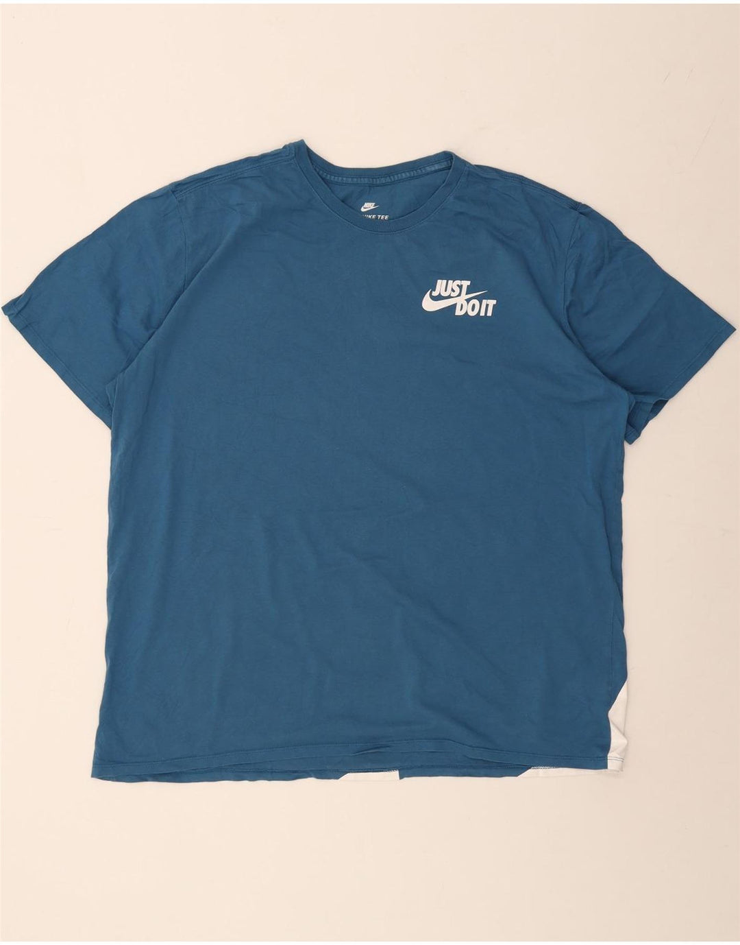 NIKE Herren Athletic Cut Graphic T-Shirt Top 2XL Blau