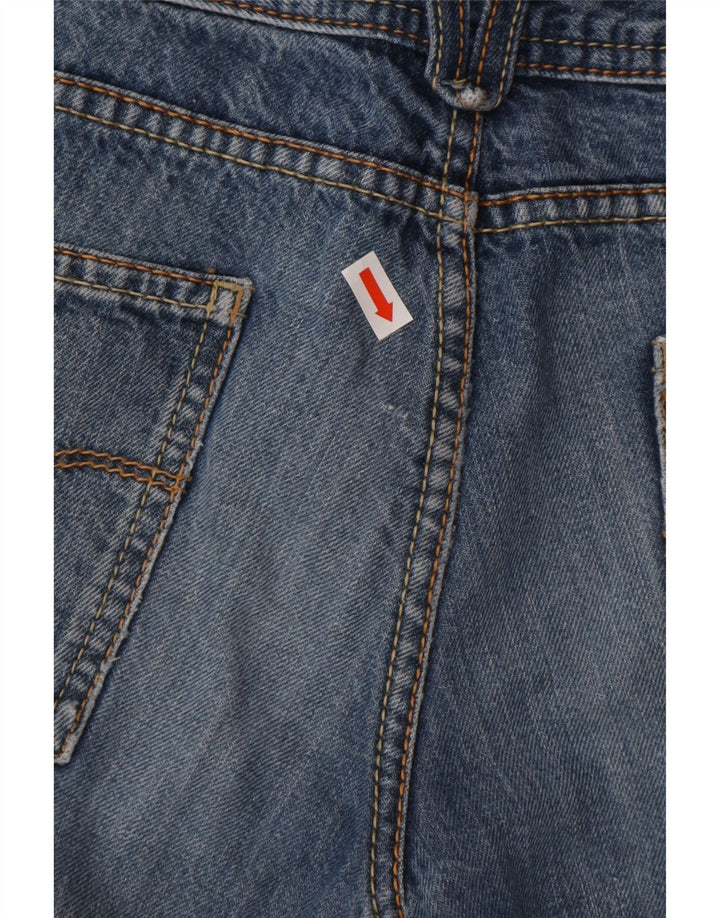 BENETTON Womens Cropped Jeans IT 44 Medium W30 L22 Blue