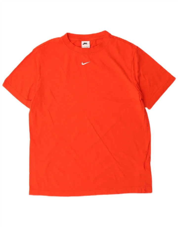 NIKE Herren T-Shirt Top XS Orange Baumwolle