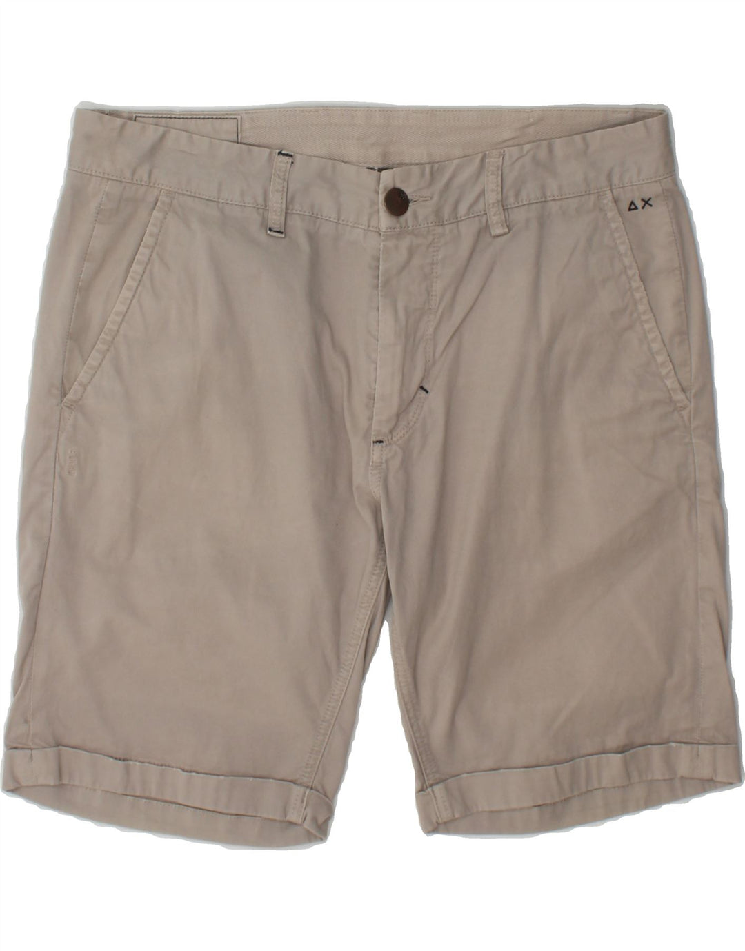 SUN68 Mens Chino Shorts W33 Medium Grey Cotton Vintage Sun68 and Second-Hand Sun68 from Messina Hembry 