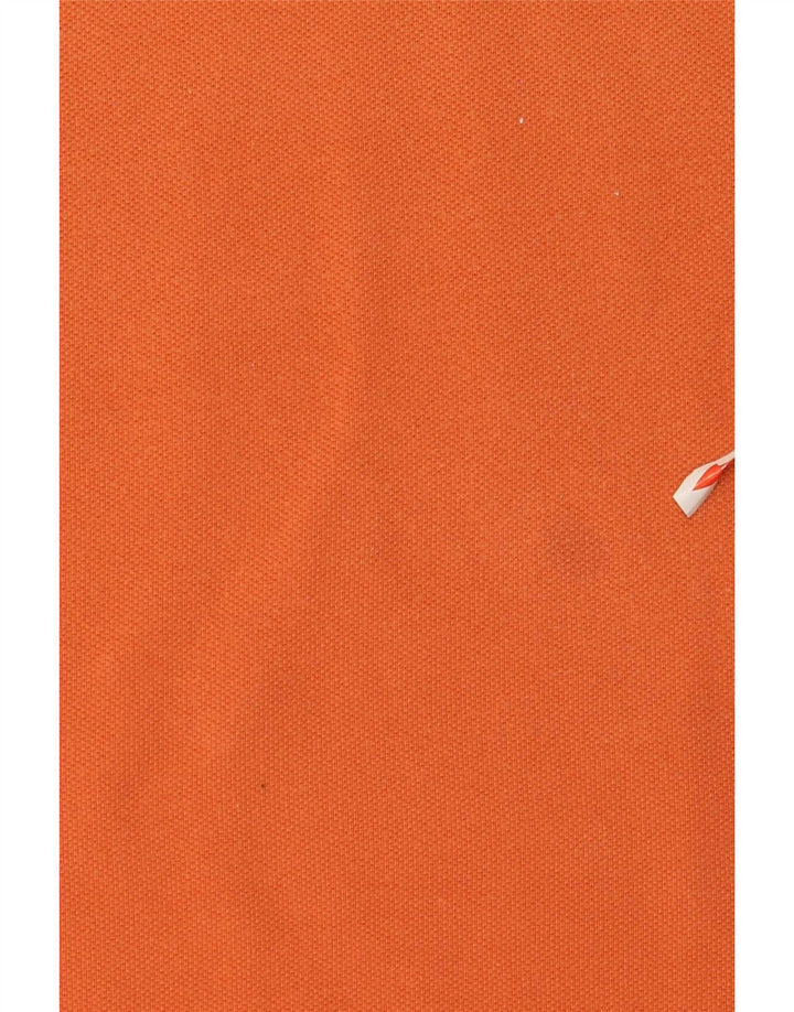 Lotto Herren-Poloshirt, große orangefarbene Baumwolle